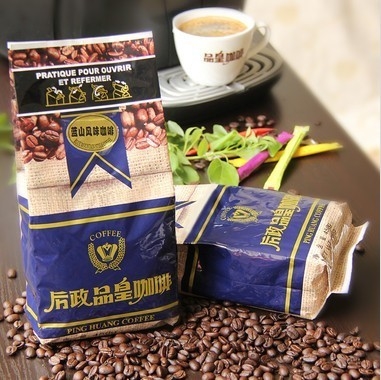 Polyester Side Gusset Standup Coffee Packaging Bags / 250g , 1kg , 2kg Aluminum Foil Bag